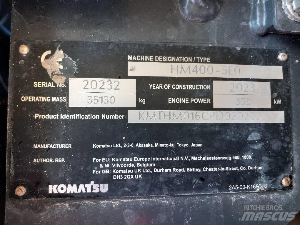 Komatsu HM400-5E0 Dumper - Knickgelenk