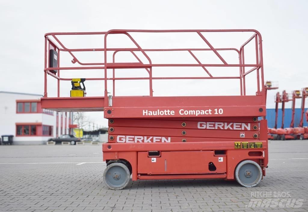 Haulotte Compact 10 Scheren-Arbeitsbühnen