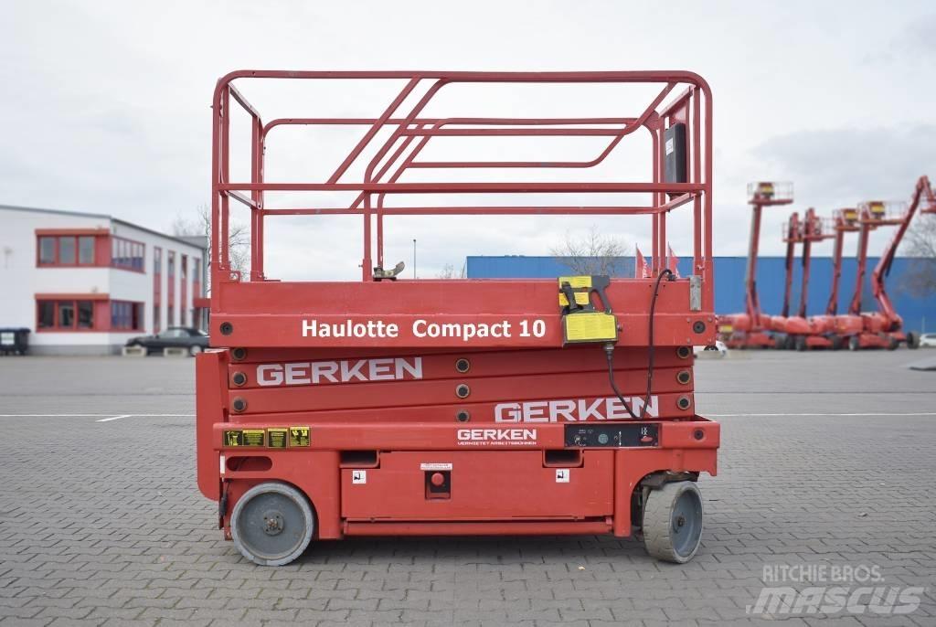 Haulotte Compact 10 Scheren-Arbeitsbühnen