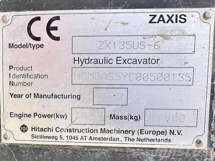 Hitachi ZX135US-6 Spezialbagger