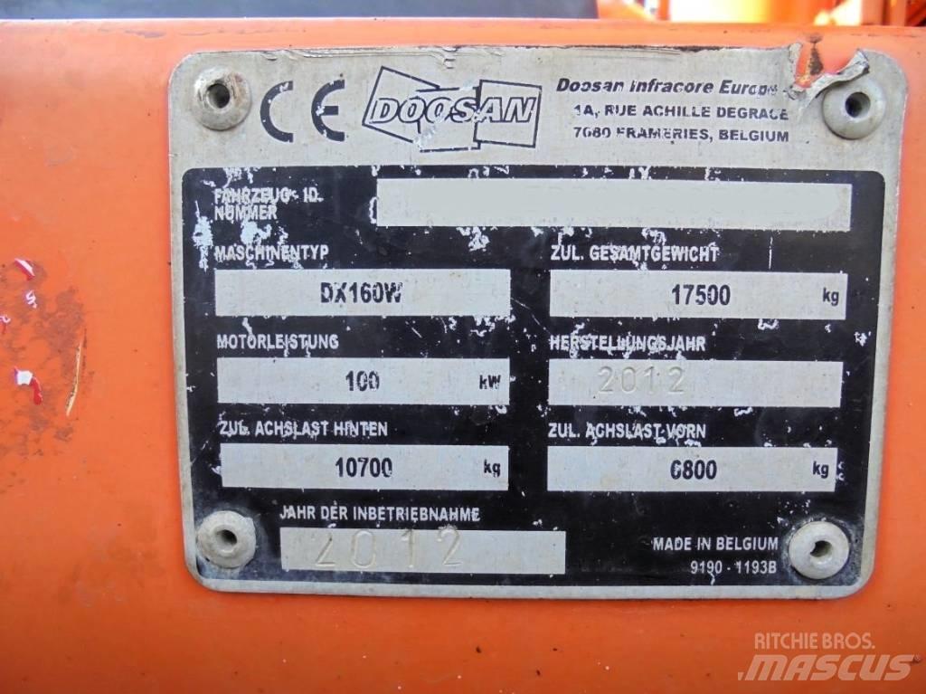 Doosan DX 160 W Mobilbagger