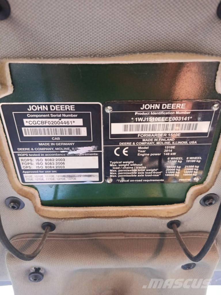 John Deere 1510 IT4 Forwarder