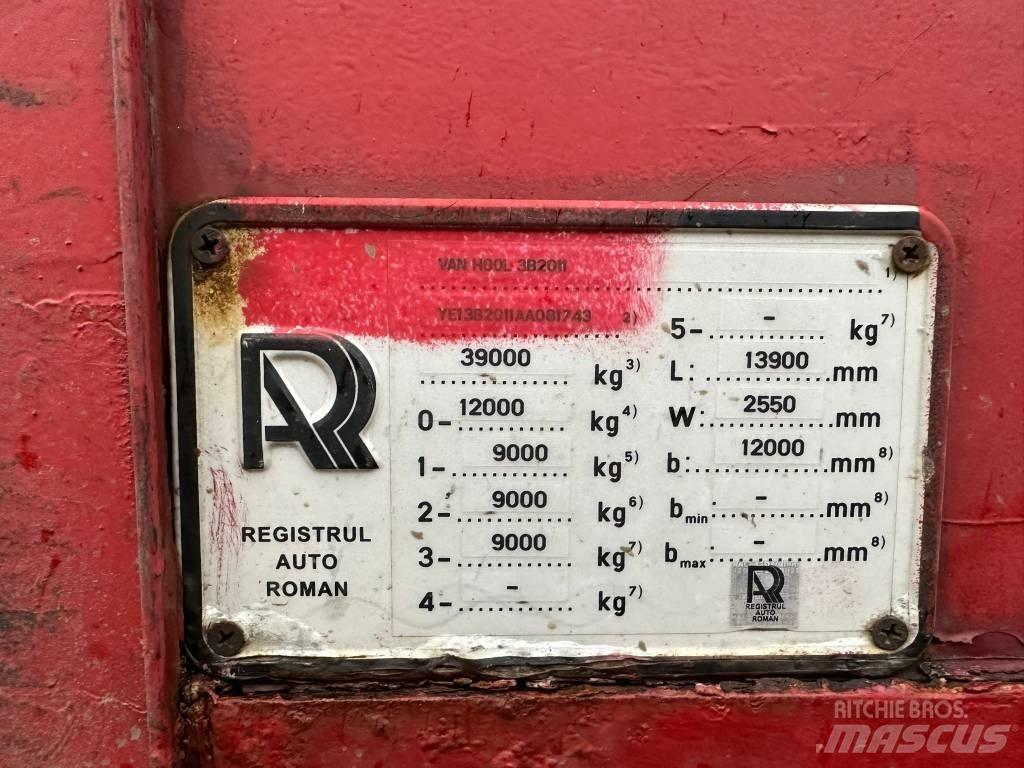 Van Hool 3 Axle Tieflader-Auflieger