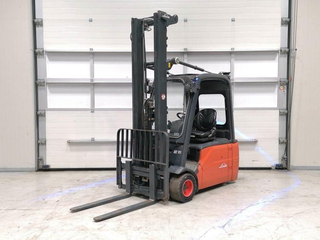 Linde E18L-01 Elektrostapler