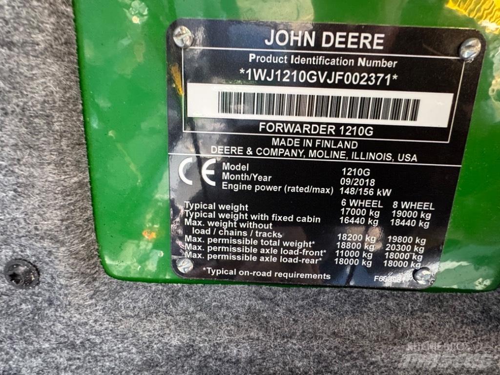John Deere 1210 G Forwarder
