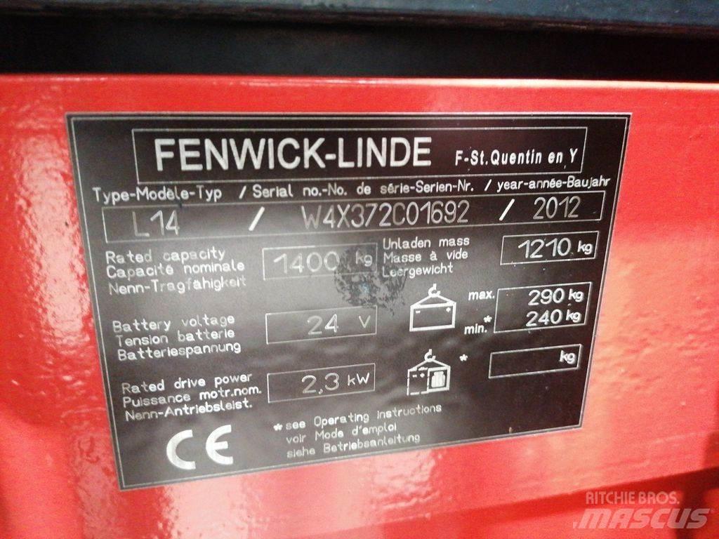 Linde L14 Deichselstapler