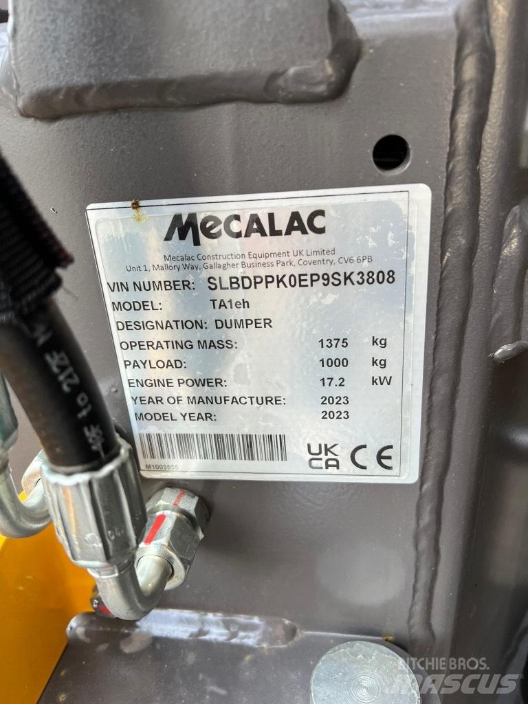 Mecalac TA 1 EH Dumper - Knickgelenk