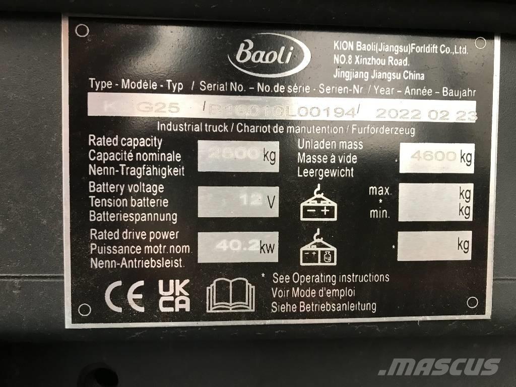 Baoli KBG 25 Gasstapler