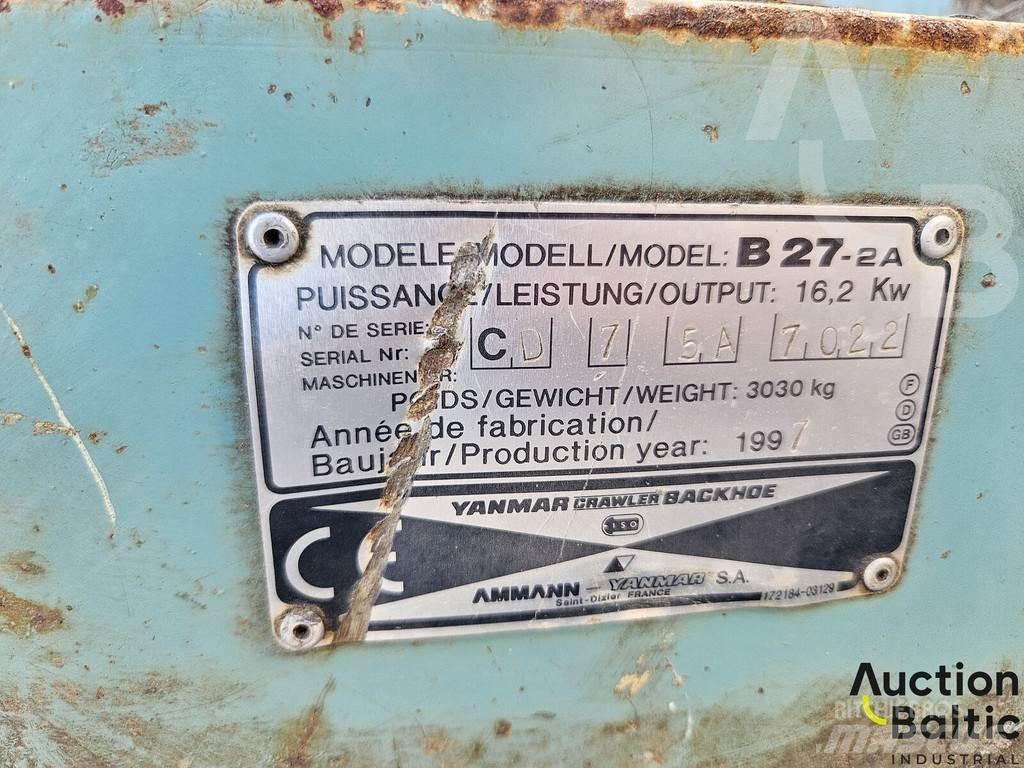 Yanmar B 27-2 A Minibagger < 7t