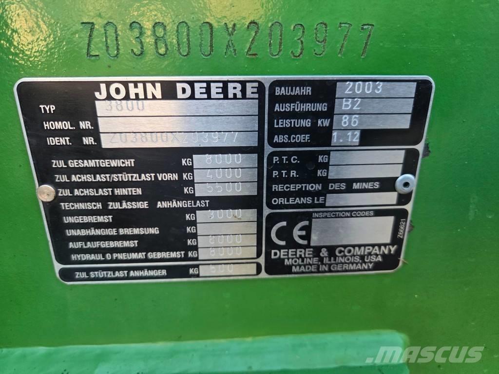 John Deere 3800 Teleskoplader für Landwirtschaft