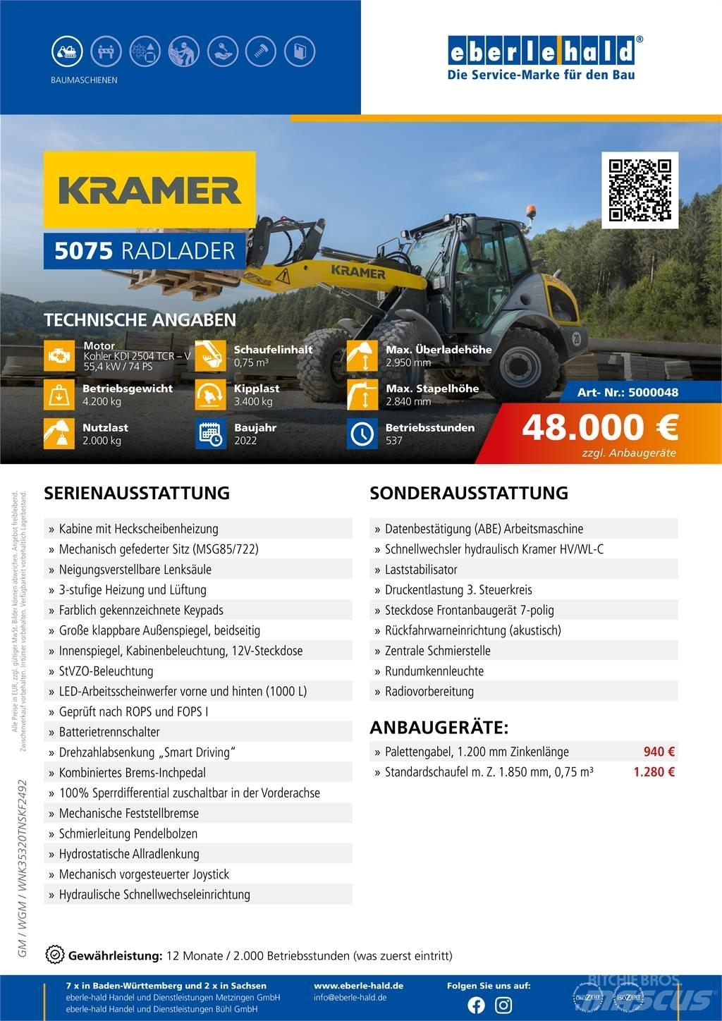 Kramer 5075 Radlader