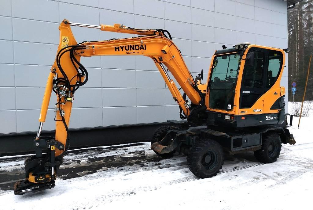 Hyundai 55W-9a Mobilbagger