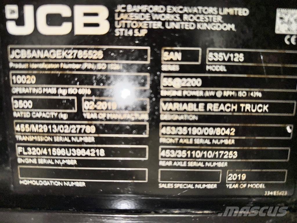 JCB 535-125 Hiviz Teleskoplader