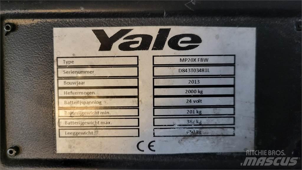 Yale MP20X 2013 Niedergabelstapler