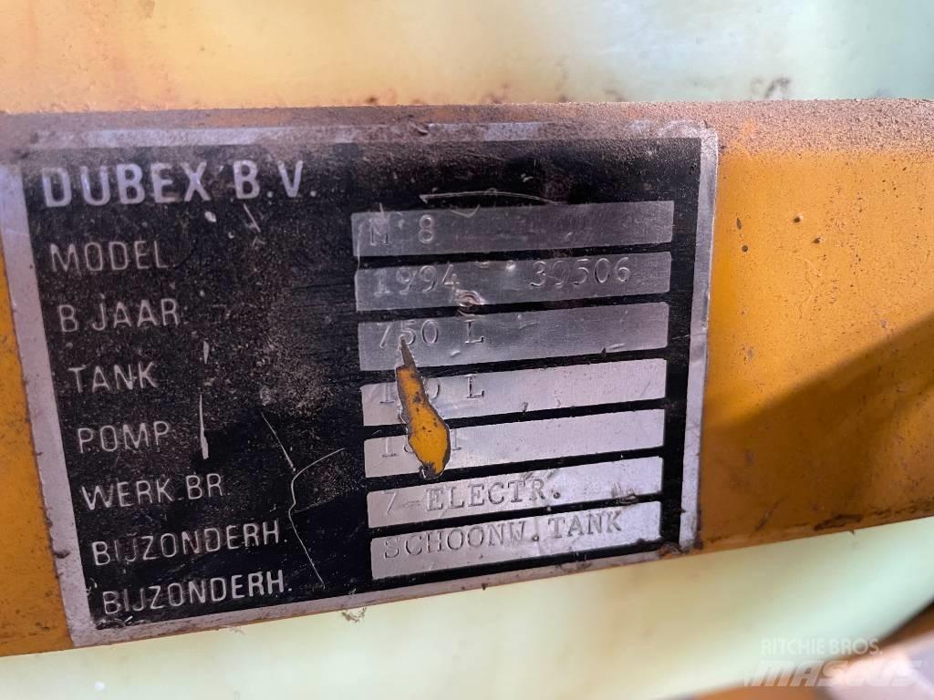 Dubex Tank in frame Anbauspritzen
