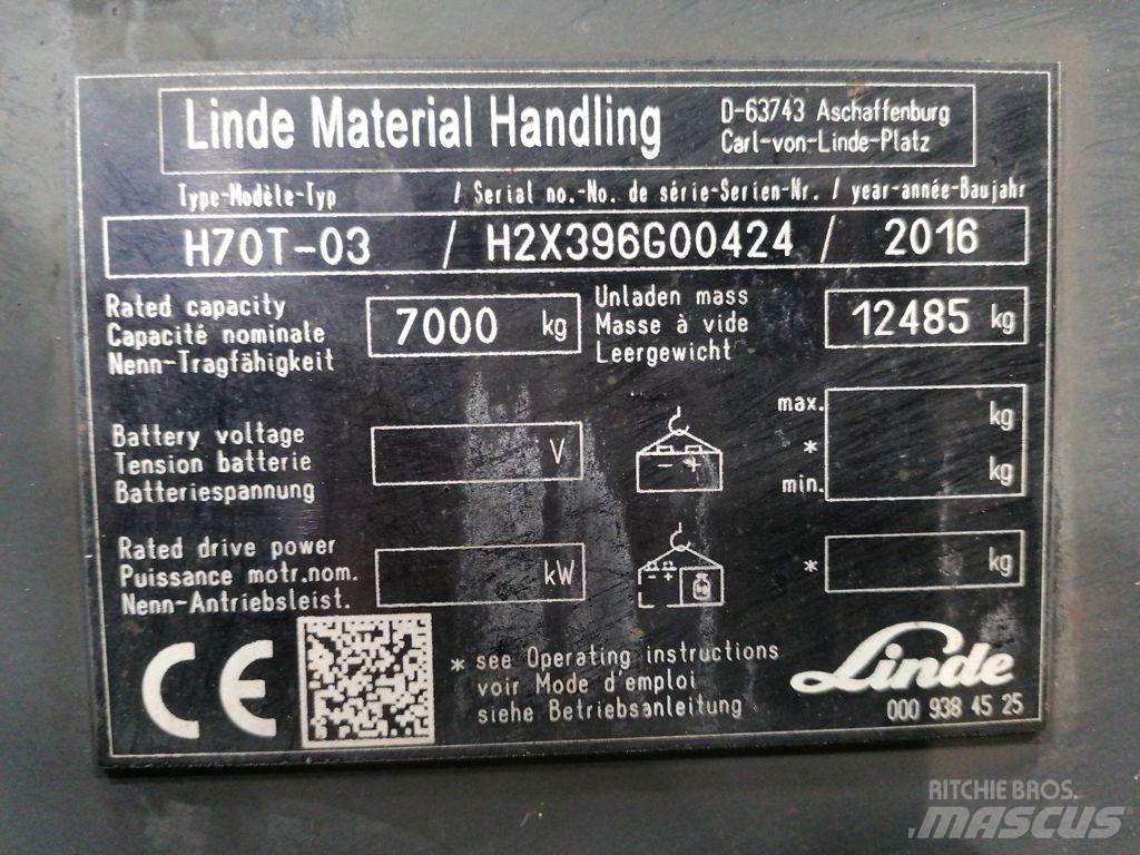 Linde H70T-01 Gasstapler