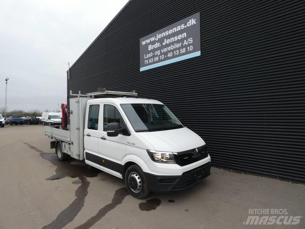 MAN TGE 5.180 Pritschenwagen/Pritschenwagen mit Seitenklappe