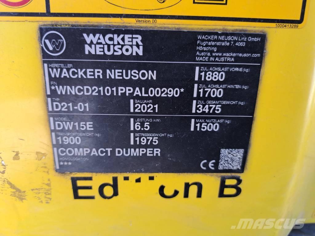 Wacker Neuson DW15e Minidumper