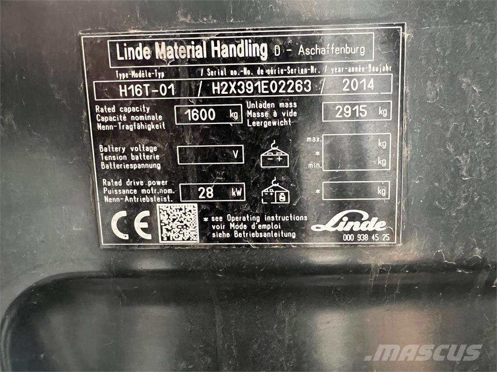 Linde H16T Gasstapler