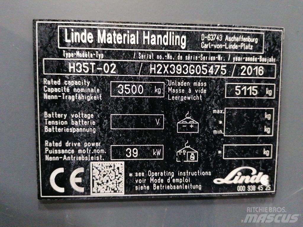Linde H35T-02 Gasstapler