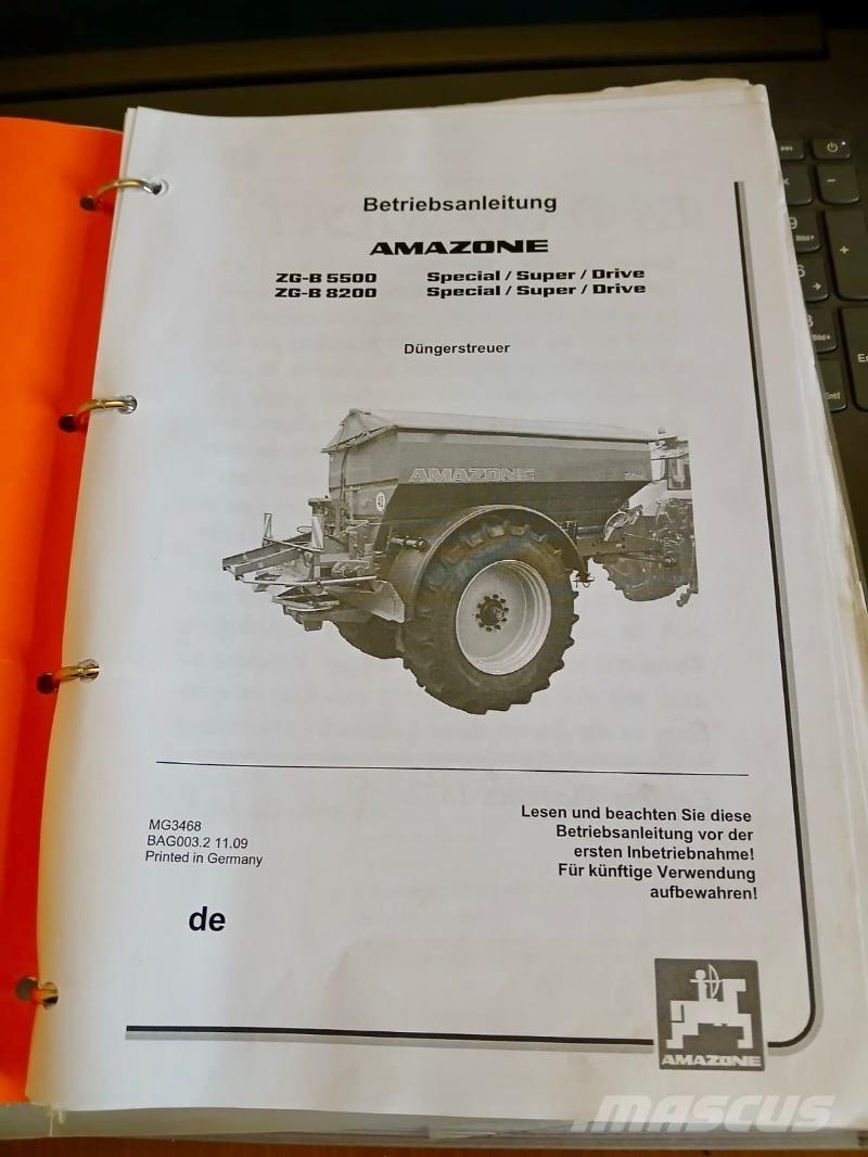 Amazone ZG-B 5500 Mineraldüngerstreuer