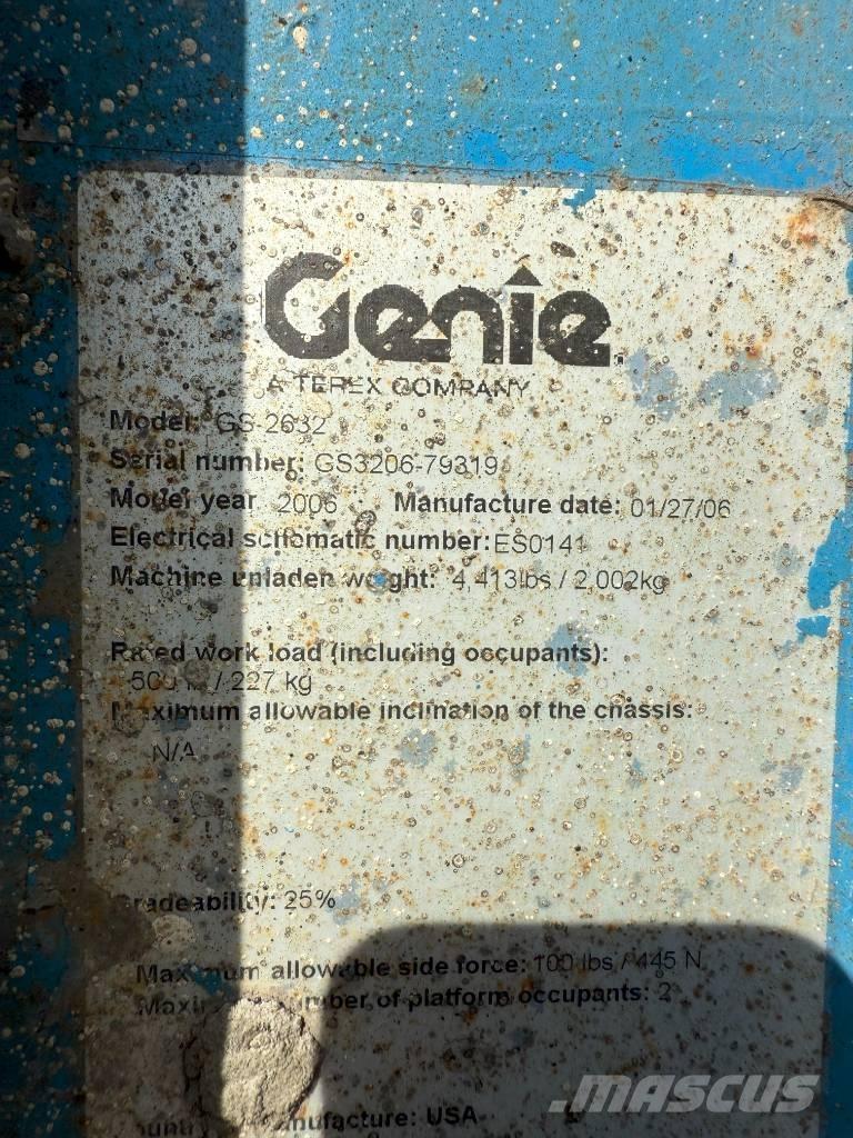 Genie GS 2632 Scheren-Arbeitsbühnen