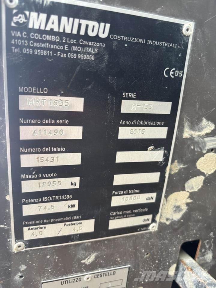Manitou MRT1635 Teleskoplader