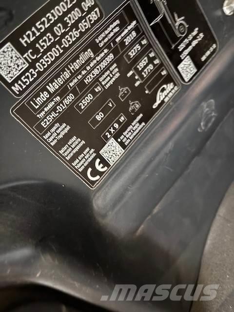 Linde E25/600HL Elektrostapler
