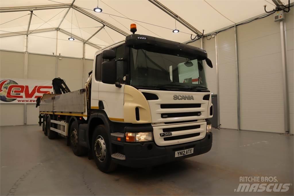 Scania P360 DROPSIDE REAR Autokrane