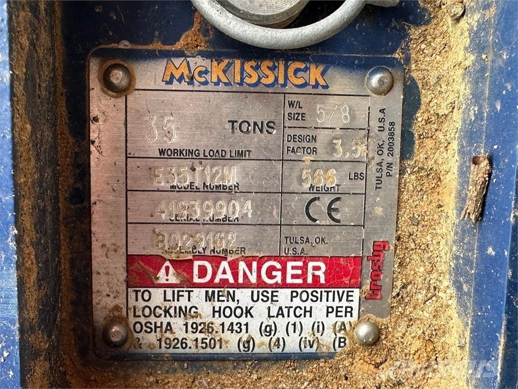  McKissick E35T12M Kran-Teile und Zubehör