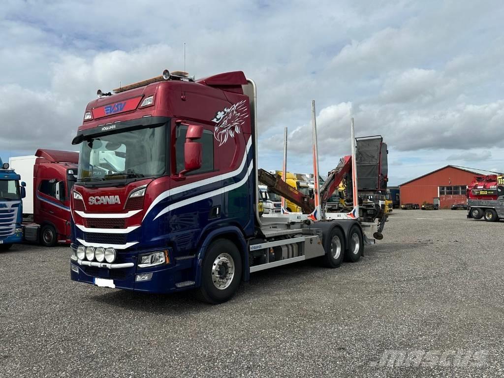 Scania R650B 6X4 NB Holztransporter