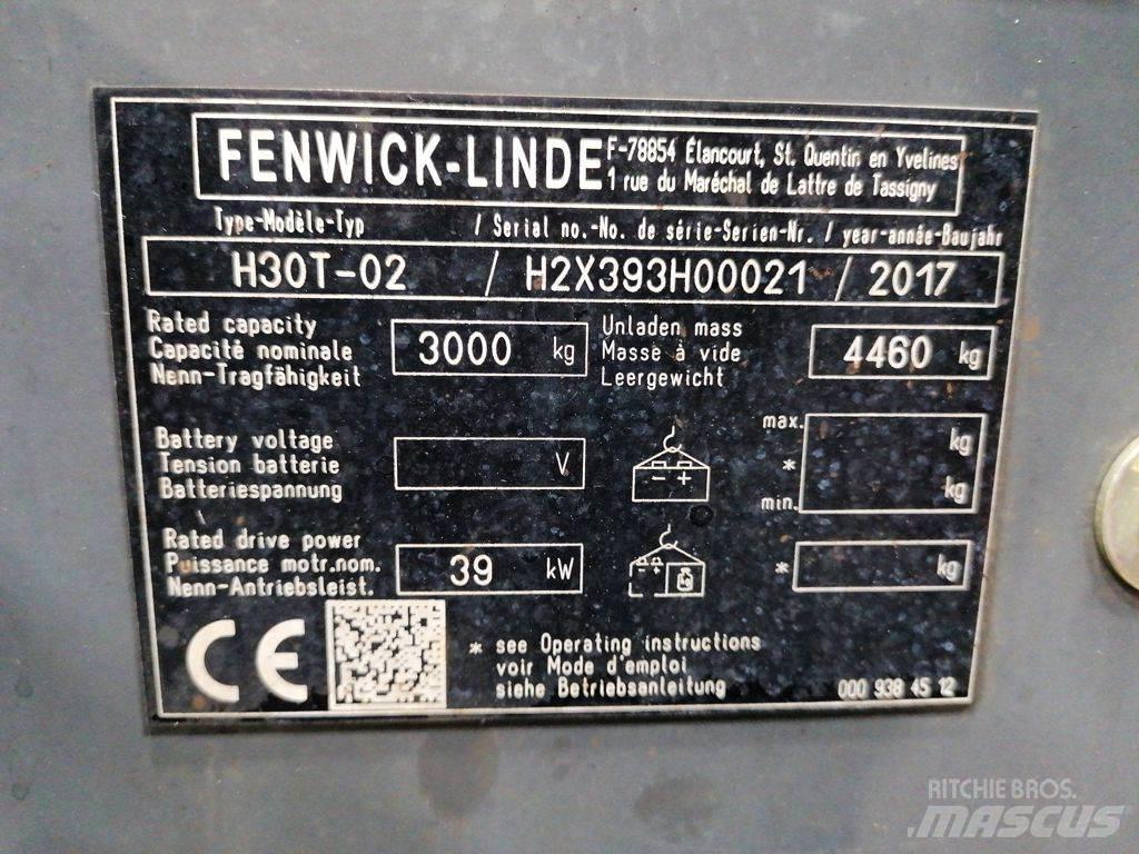 Linde H30T-02 Gasstapler