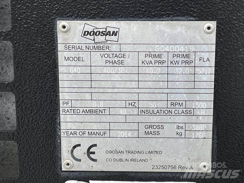 Doosan G 40 Diesel Generatoren