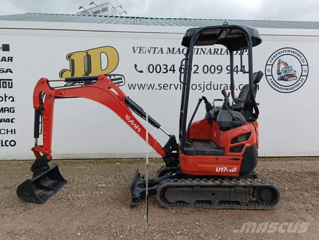 Kubota U 17-3A Minibagger < 7t