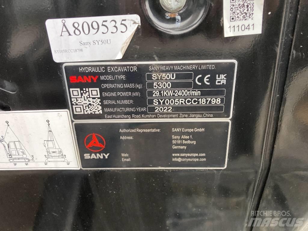 Sany SY 50 U Minibagger < 7t