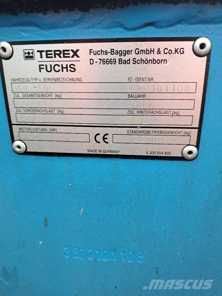 Fuchs MHL 350 Materialumschlag