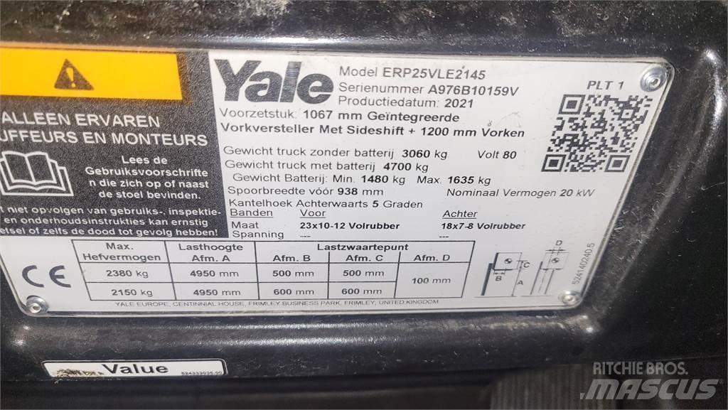 Yale ERP25VL 2021 Elektrostapler