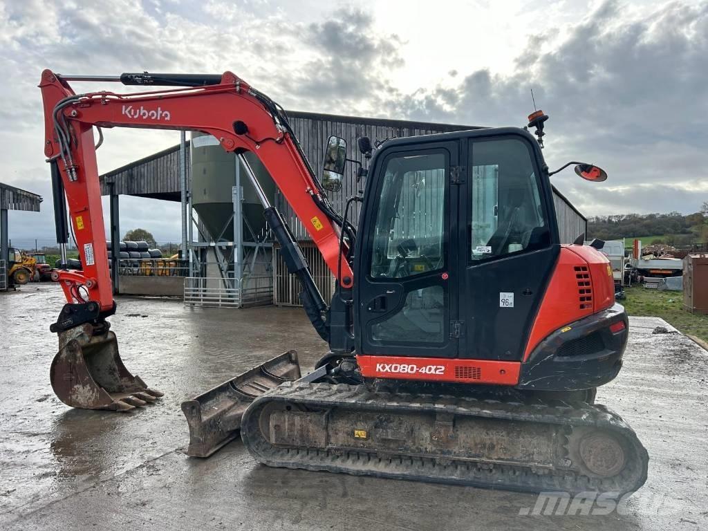 Kubota KX 080-4 Midibagger  7t - 12t