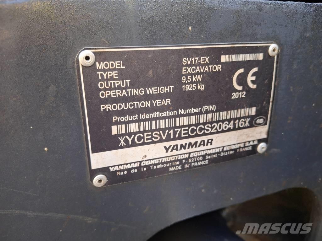 Yanmar SV 17 EX Minibagger < 7t
