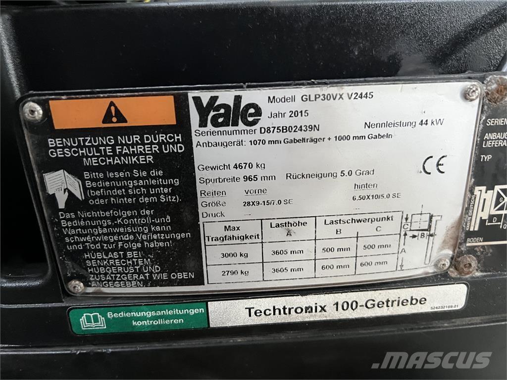 Yale GLP30VXV2445 Gasstapler