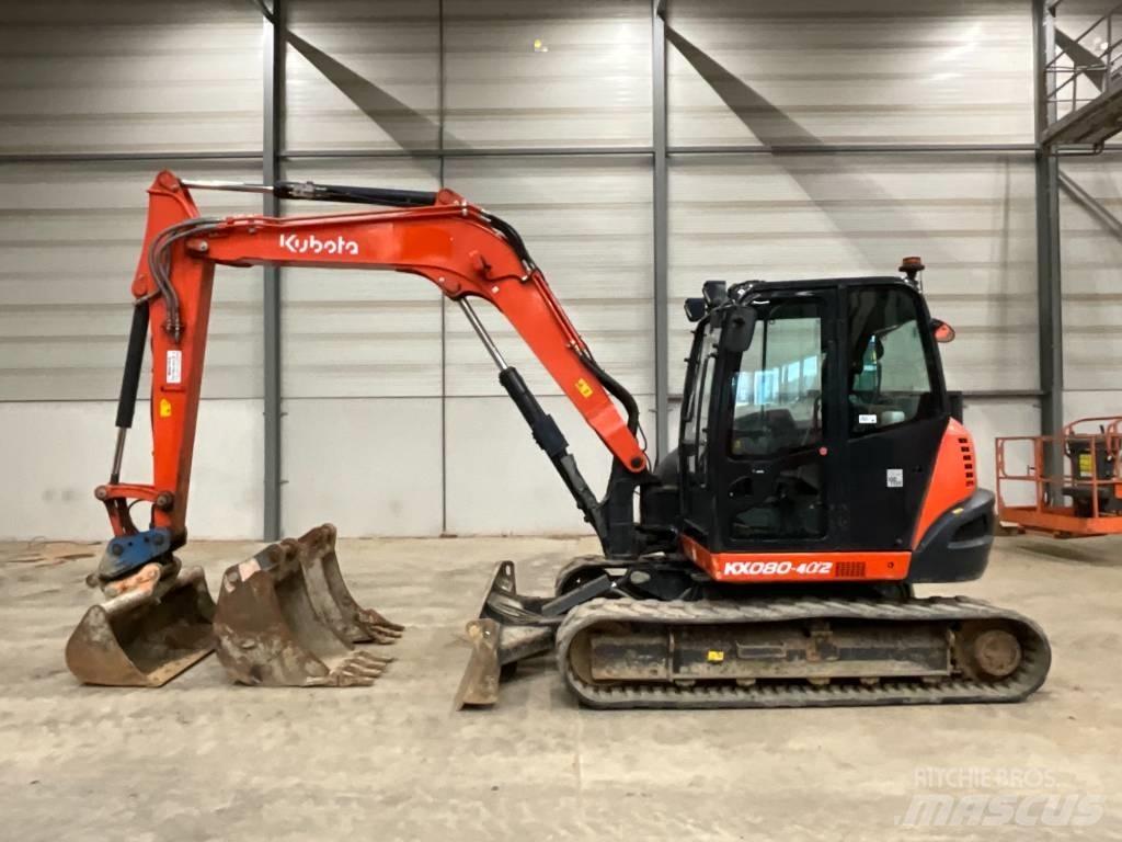 Kubota KX 080-4 A 2 Midibagger  7t - 12t