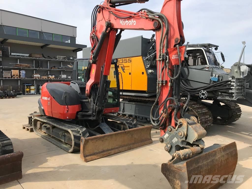 Kubota KX 080-4 Midibagger  7t - 12t