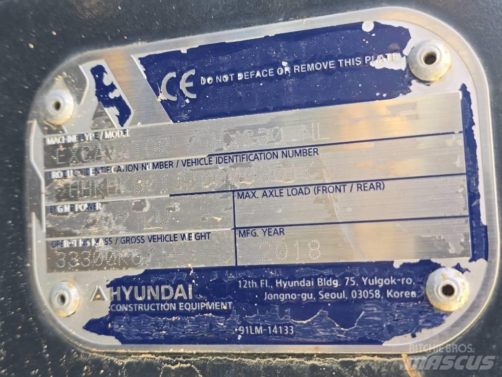 Hyundai HX 330 NL Raupenbagger