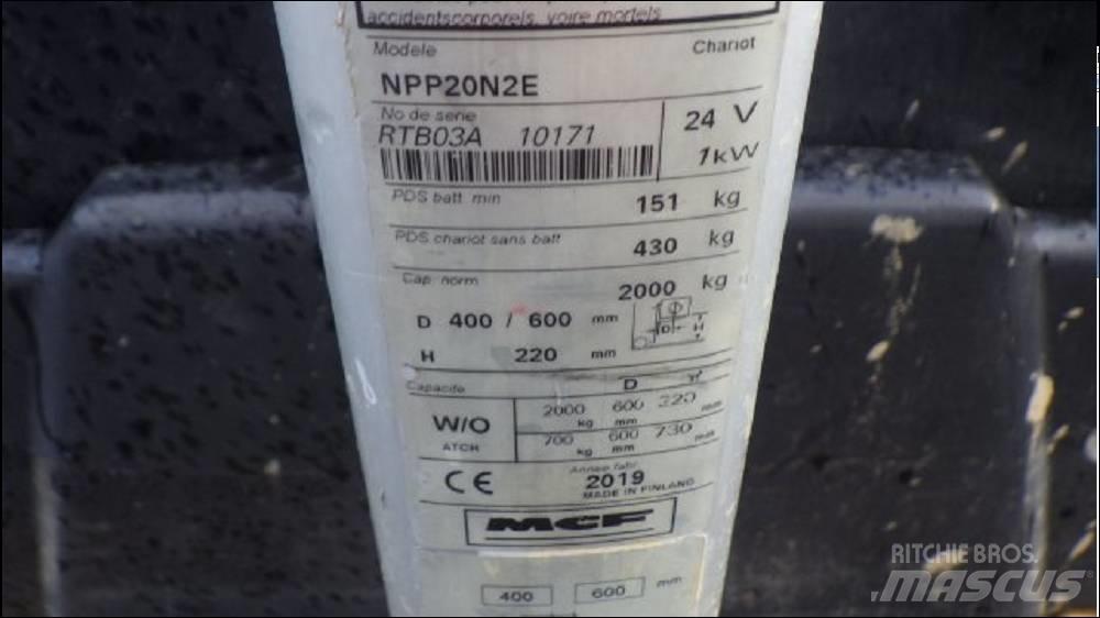 CAT NPP 20 N2E Niedergabelstapler