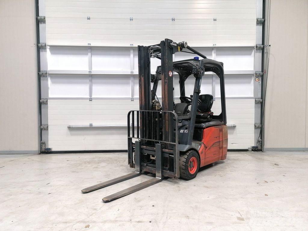 Linde E16C-01 Elektrostapler