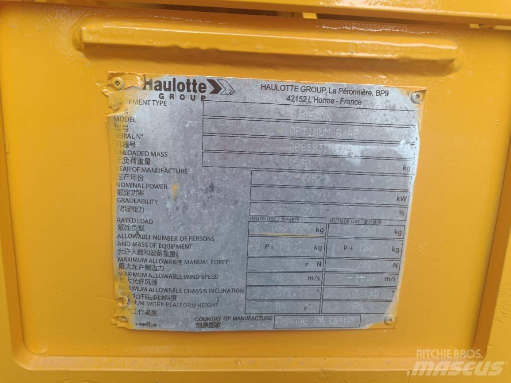 Haulotte OPTIMUM 8 Scheren-Arbeitsbühnen