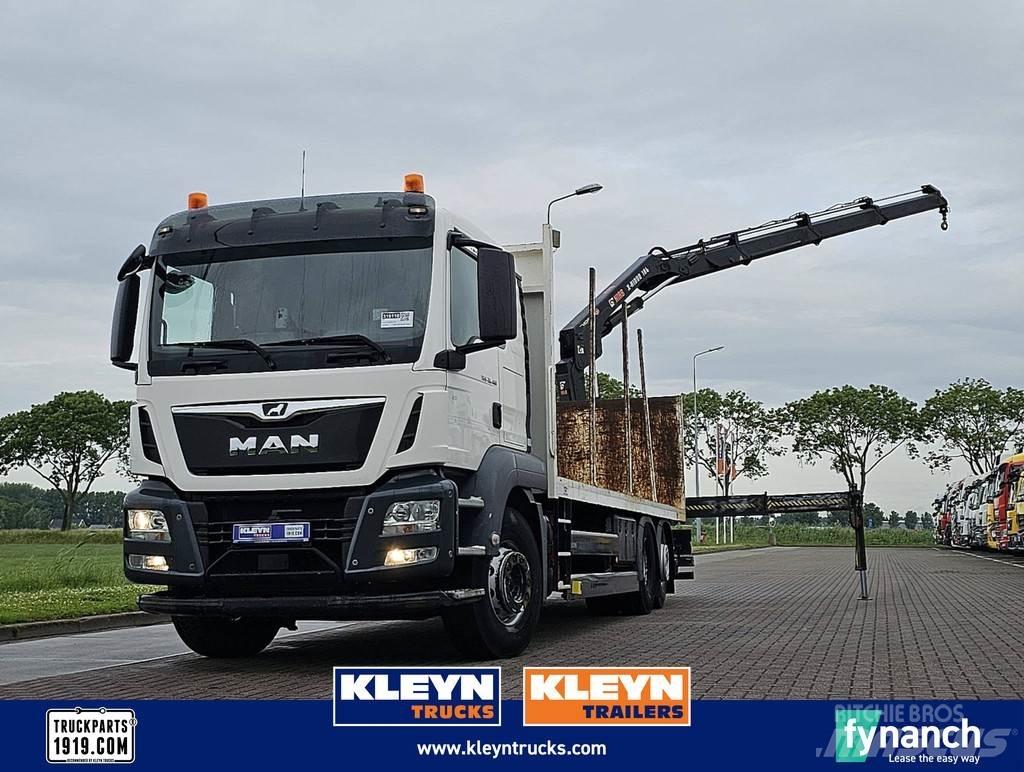 MAN 26.460 TGS Pritschenwagen/Pritschenwagen mit Seitenklappe