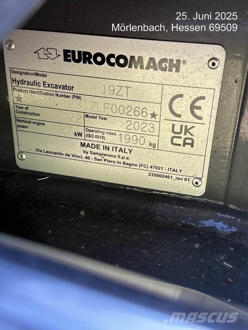 Eurocomach 19ZT Minibagger < 7t