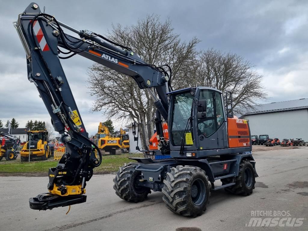 Atlas 185W blue Mobilbagger