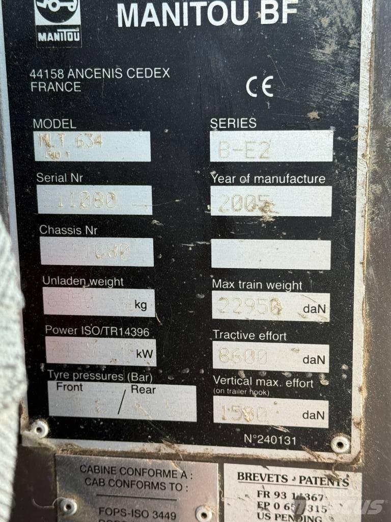 Manitou MLT 634-120 Teleskoplader